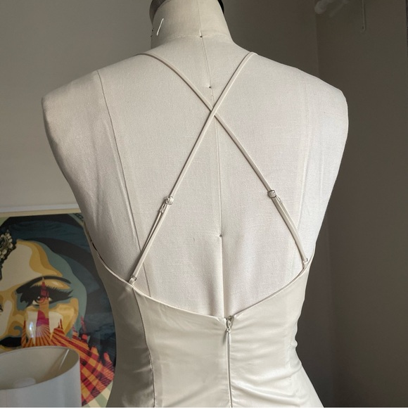 W1331 NIA Vegan Leather Mini Dress - Picture 5 of 10